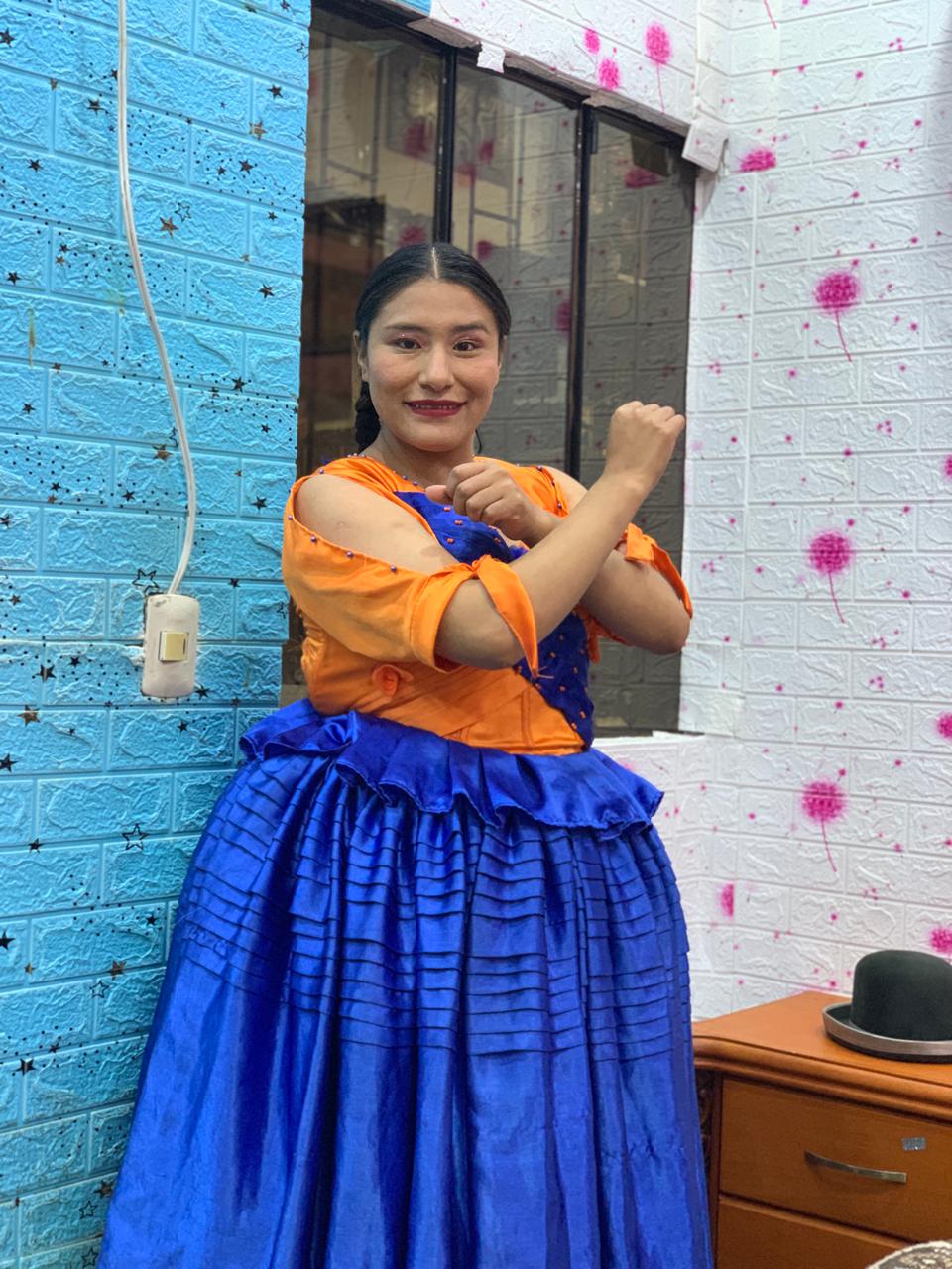 Cholitas Kämpfe Bolivien